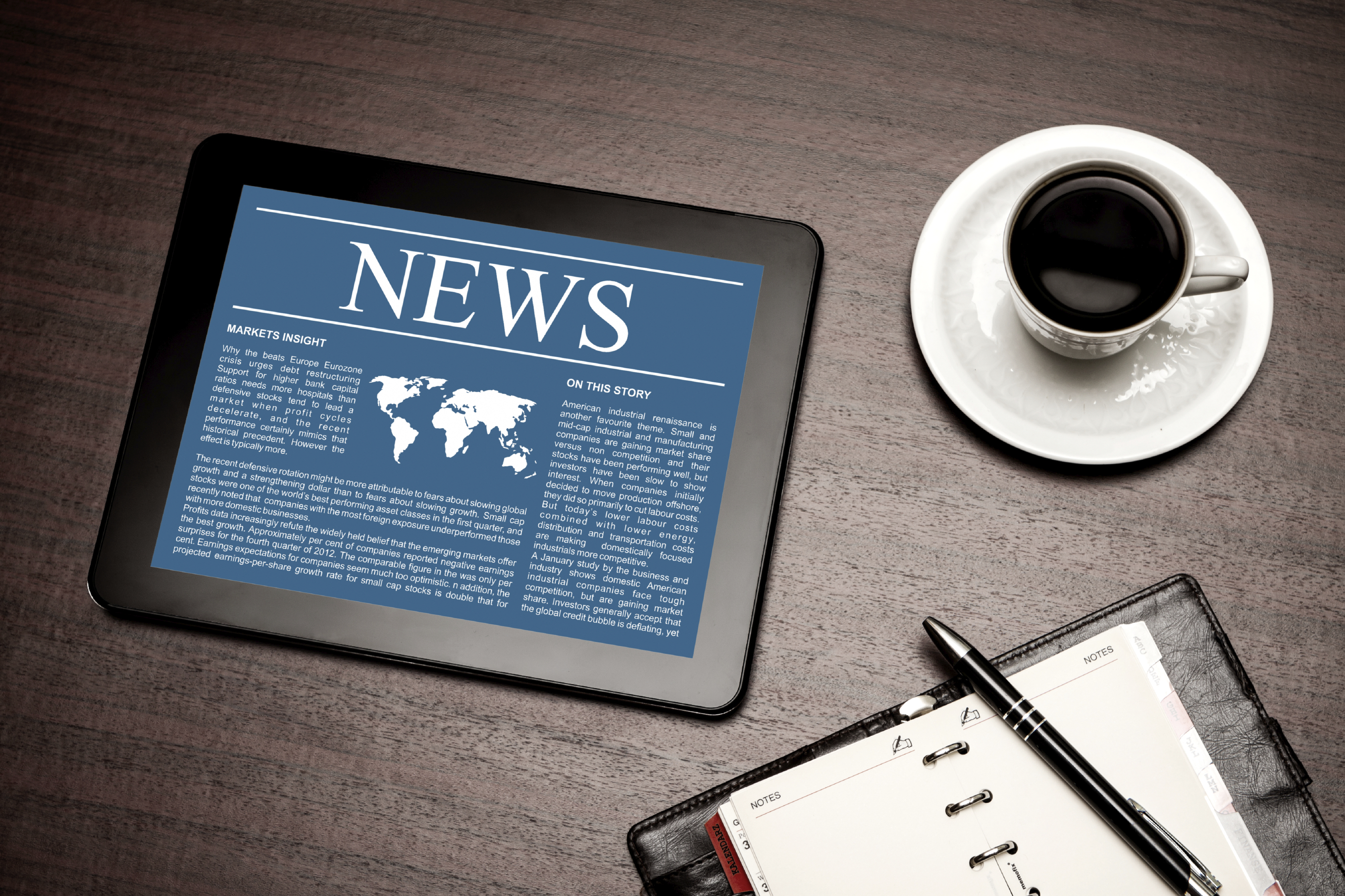 News on Tablet